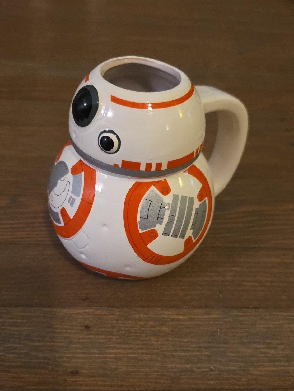 Starwars BB-8 Ceramic Mug in White and Orange - Fun Novelty Drinkware By Zak!